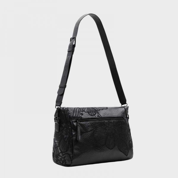 Desigual - Sac bandoulière brodé...