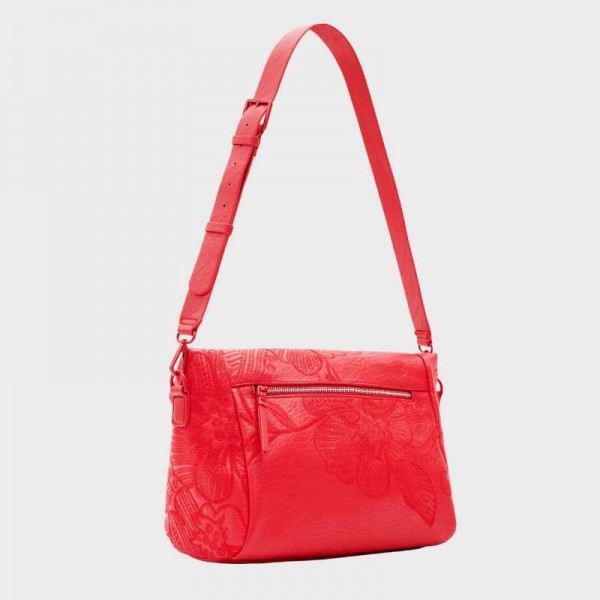 Desigual - Sac bandoulière brodé...