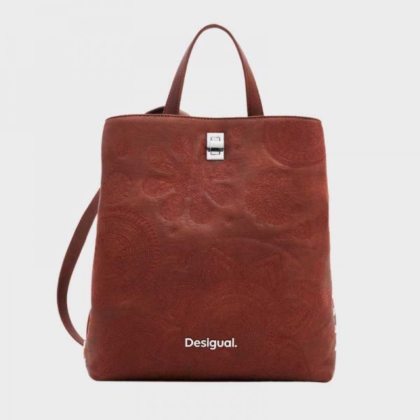 Desigual - Sac à dos clouté et brodé...