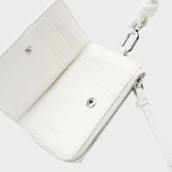 Desigual - Portefeuille plat uni avec... Desigual - Portefeuille plat uni avec...