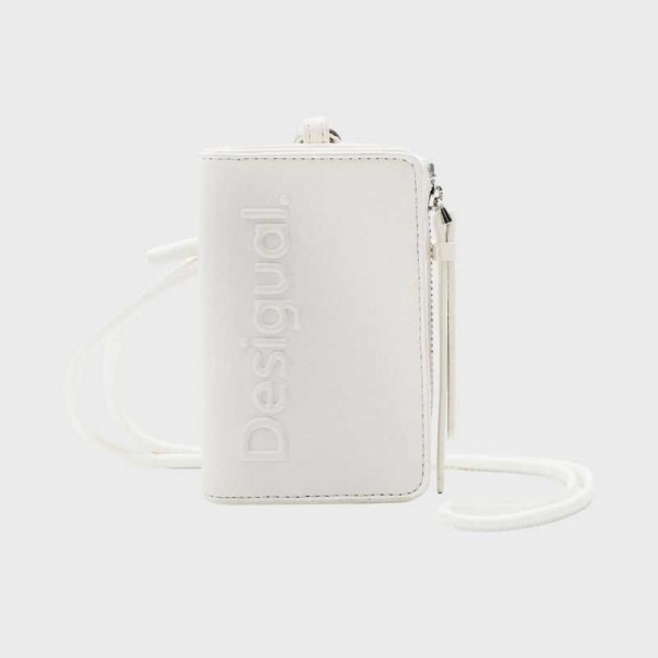 Desigual - Portefeuille plat uni avec... Desigual - Portefeuille plat uni avec...