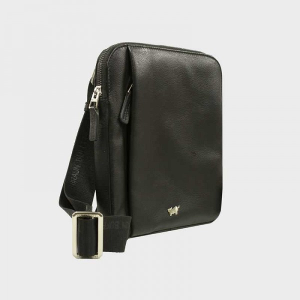 Braun Buffel - Sacoche noire en cuir... Braun Buffel - Sacoche noire en cuir...
