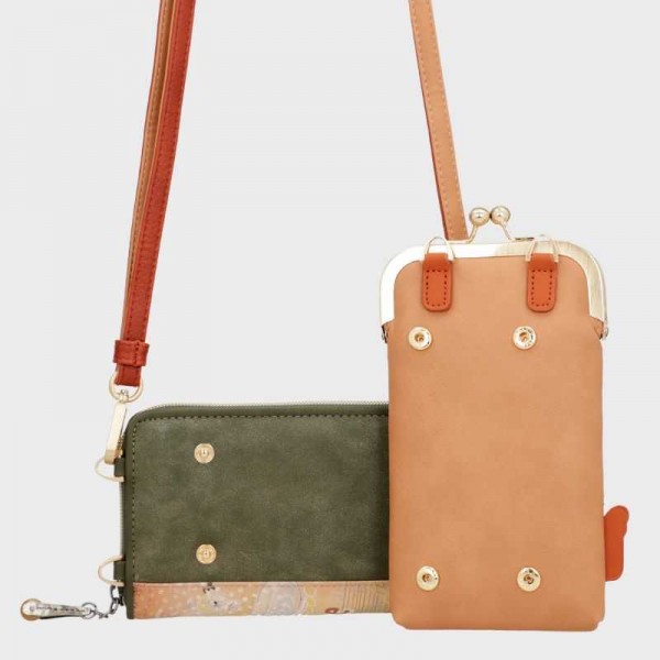 Anekke - Mini sac bandoulière 2 en 1...