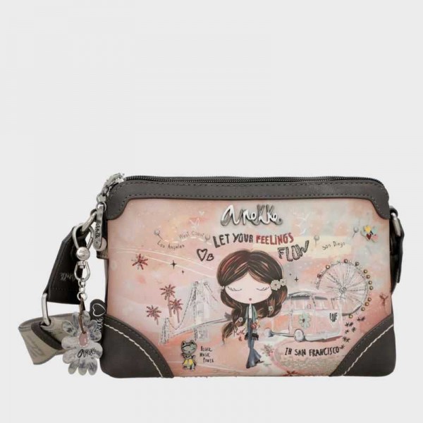 Anekke - Sac bandoulière Peace & Love...