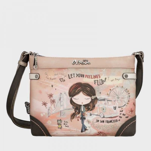 Anekke - Sac bandoulière Peace & Love...