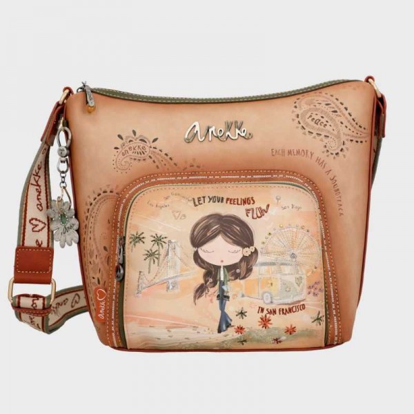 Anekke - Sac bandoulière Peace & Love...