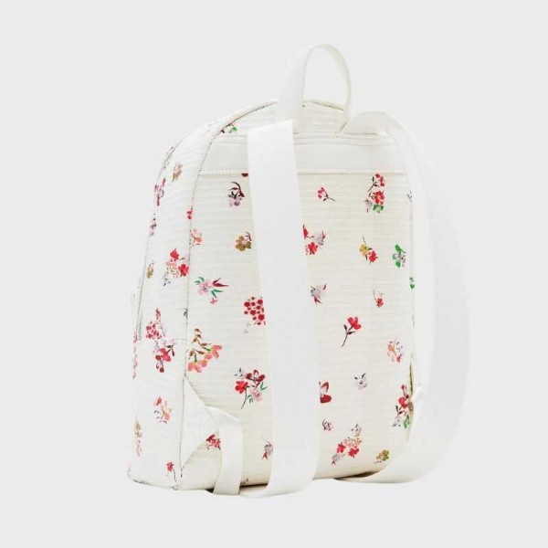 Desigual - Sac à dos texturé fleurs...