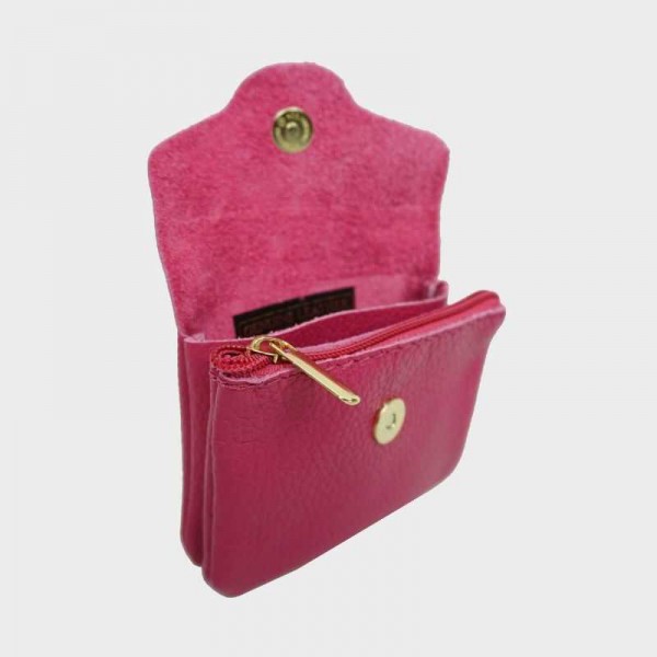 Anais - Porte monnaie en cuir avec... Anais - Porte monnaie en cuir avec...