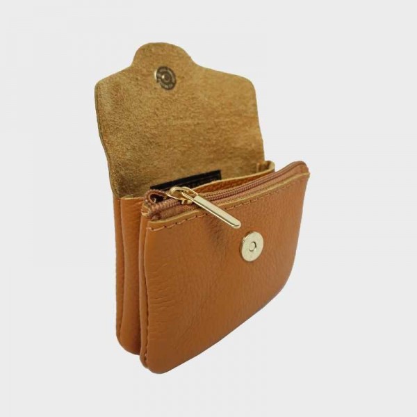 Anais - Porte monnaie en cuir avec...