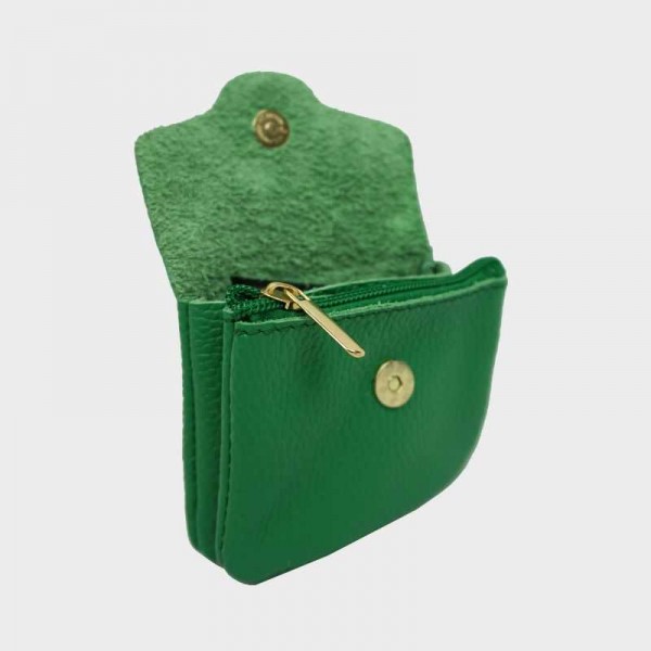 Anais - Porte monnaie en cuir avec... Anais - Porte monnaie en cuir avec...