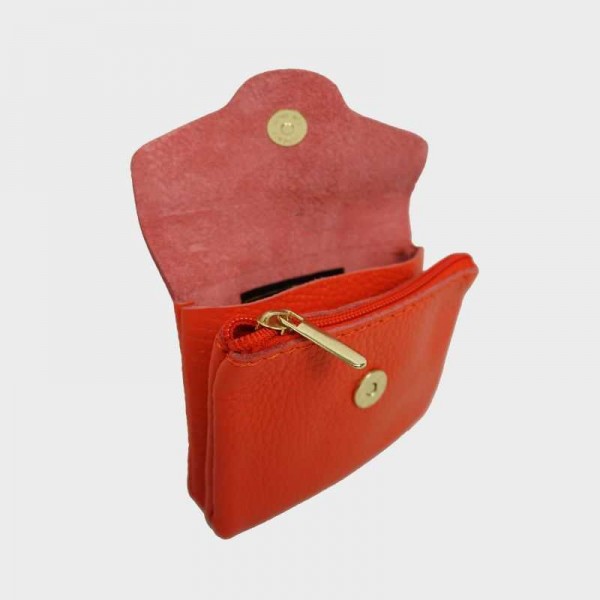 Anais - Porte monnaie en cuir avec... Anais - Porte monnaie en cuir avec...