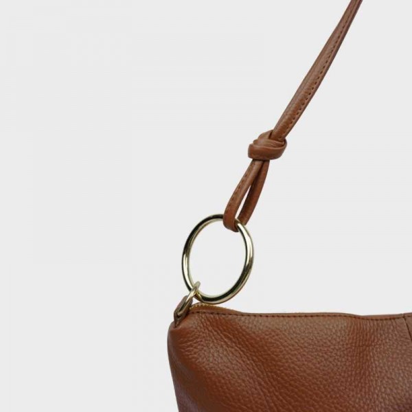 Anais - Sac porté épaule en cuir...