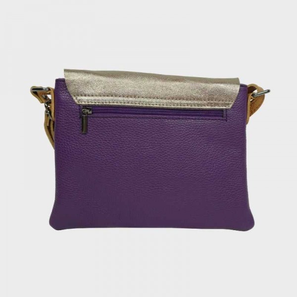 Anais - Sac porté épaule cuir avec...