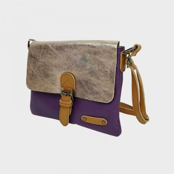 Anais - Sac porté épaule cuir avec...