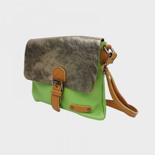 Anais - Sac porté épaule cuir avec...