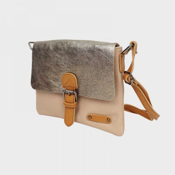 Anais - Sac porté épaule cuir avec...