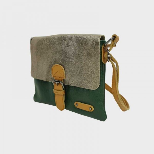 Anais - Sac porté épaule cuir avec...