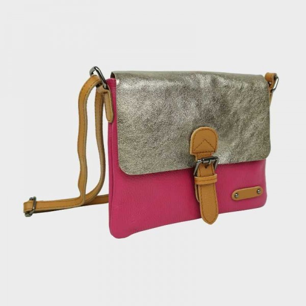 Anais - Sac porté épaule cuir avec...