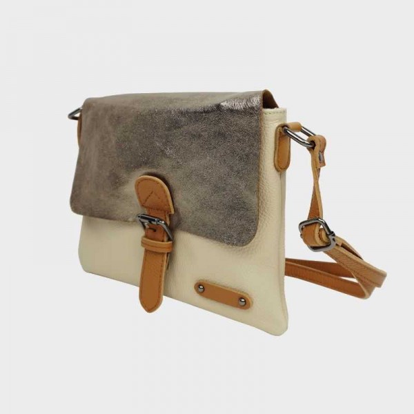 Anais - Sac porté épaule cuir avec...