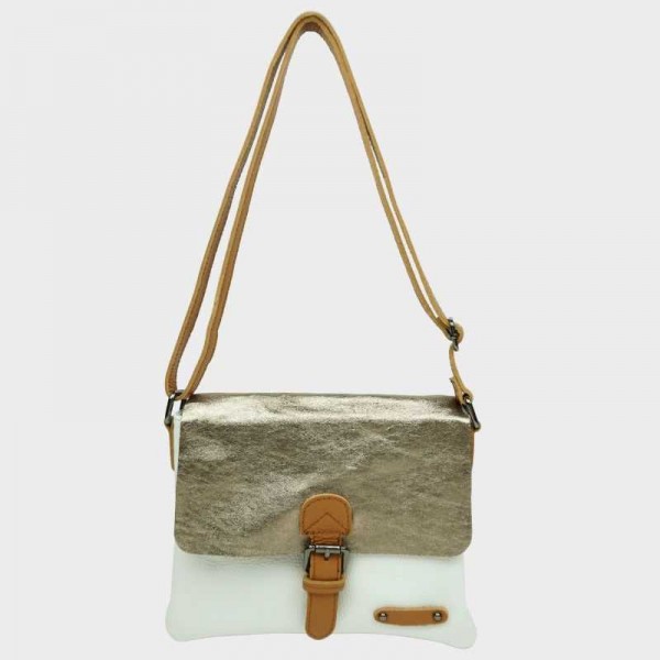 Anais - Sac porté épaule cuir avec...