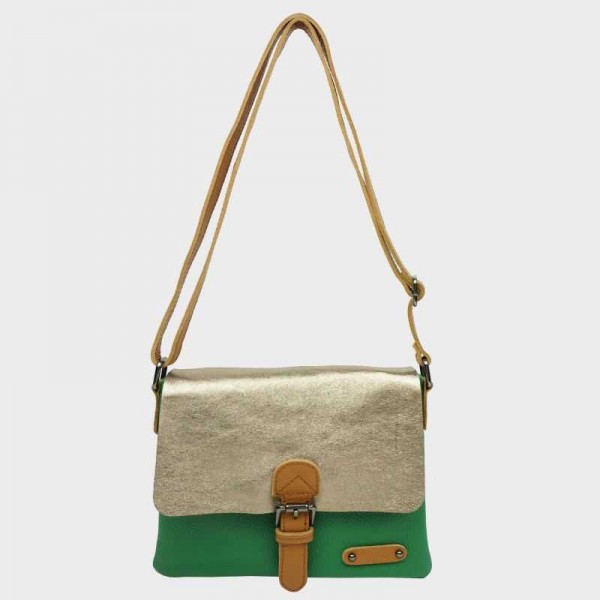 Anais - Sac porté épaule cuir avec...