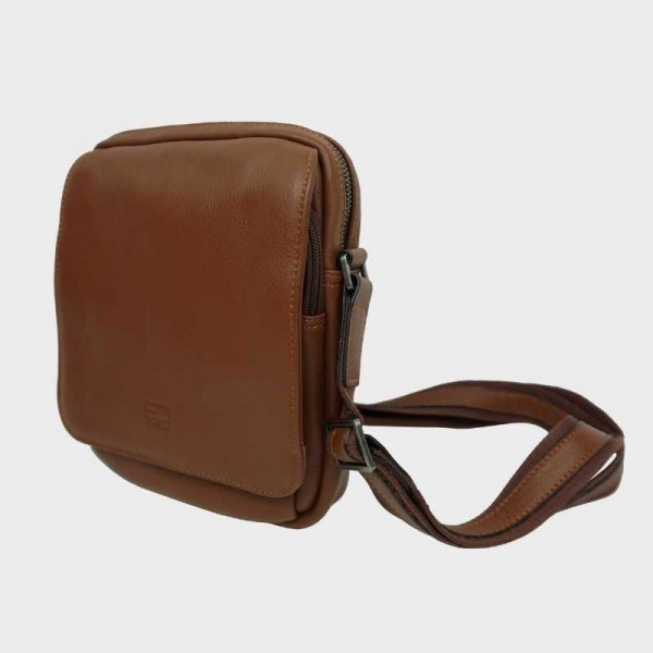 Eliott Clarke - Sacoche en cuir avec...