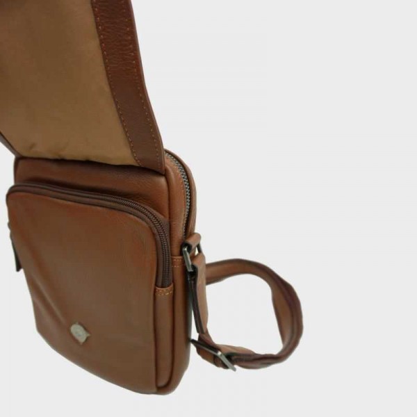 Eliott Clarke - Sacoche en cuir avec...