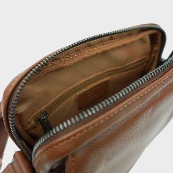 Eliott Clarke - Sacoche en cuir avec...