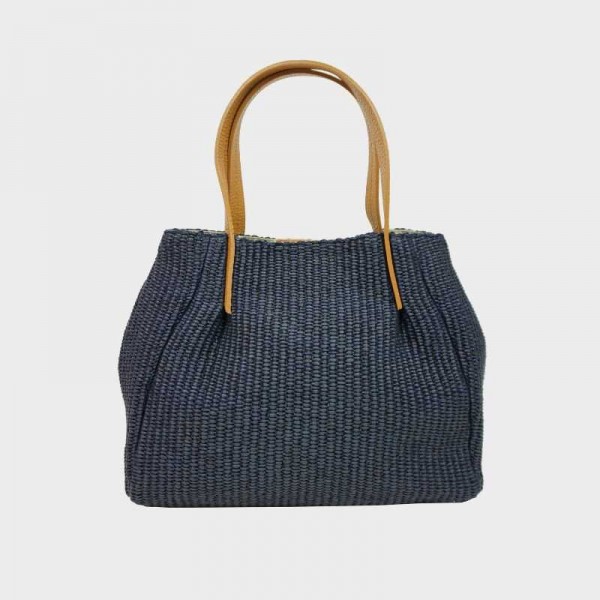 Anais - Sac à main en toile garnie...