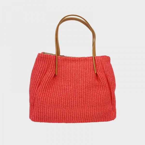 Anais - Sac à main en toile garnie...