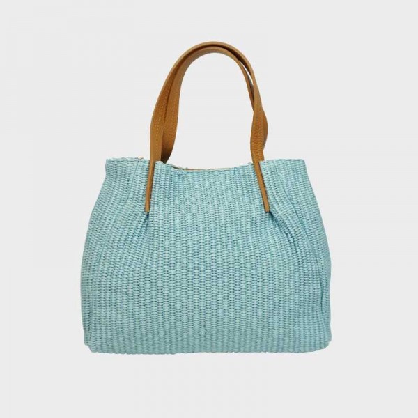 Anais - Sac à main en toile garnie...