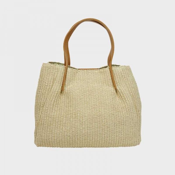 Anais - Sac à main en toile garnie...