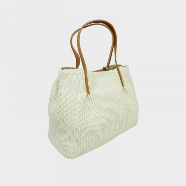 Anais - Sac à main en toile garnie... Anais - Sac à main en toile garnie...