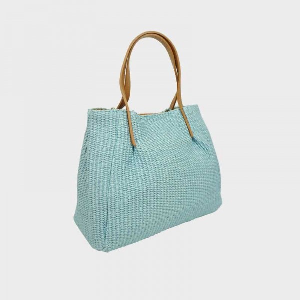 Anais - Sac à main en toile garnie...