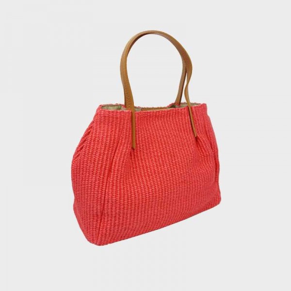 Anais - Sac à main en toile garnie...