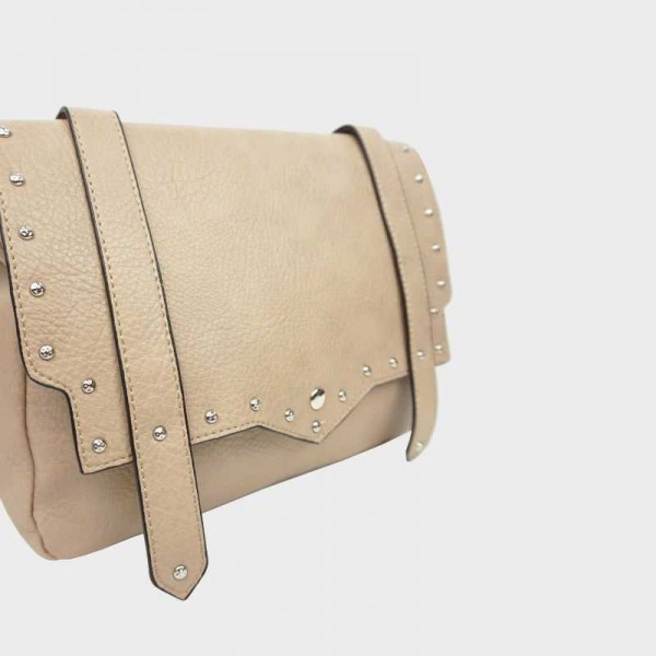 Anais - Sac bandoulière rabat clouté... Anais - Sac bandoulière rabat clouté...