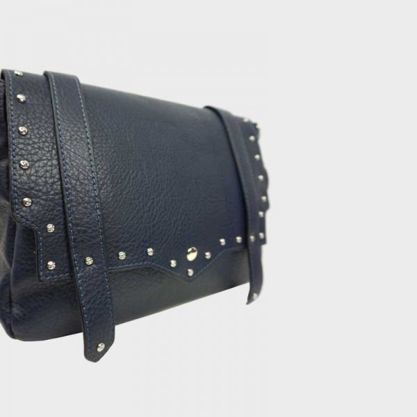 Anais - Sac bandoulière rabat clouté... Anais - Sac bandoulière rabat clouté...