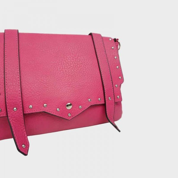 Anais - Sac bandoulière rabat clouté... Anais - Sac bandoulière rabat clouté...