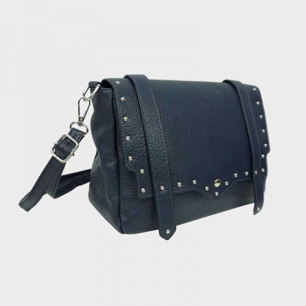 Anais - Sac bandoulière rabat clouté... Anais - Sac bandoulière rabat clouté...