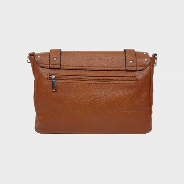 Anais - Sac bandoulière rabat clouté... Anais - Sac bandoulière rabat clouté...