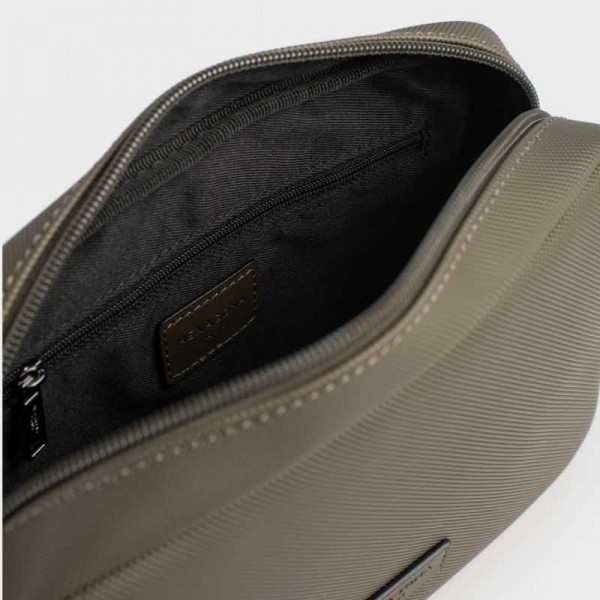 Hexagona - Sacoche en toile enduite... Hexagona - Sacoche en toile enduite...