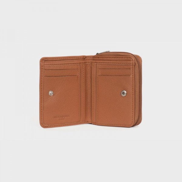 Hexagona - Petit portefeuille zippé...