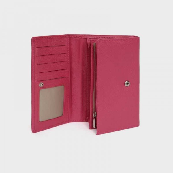 Hexagona - Portefeuille à pression en... Hexagona - Portefeuille à pression en...