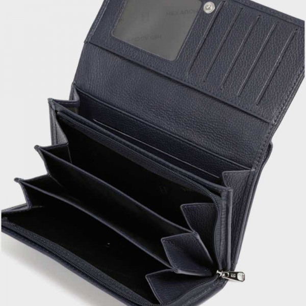 Hexagona - Portefeuille à pression en...