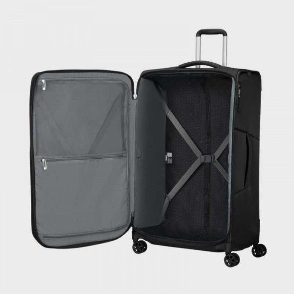 Samsonite - Grande valise en toile... Samsonite - Grande valise en toile...