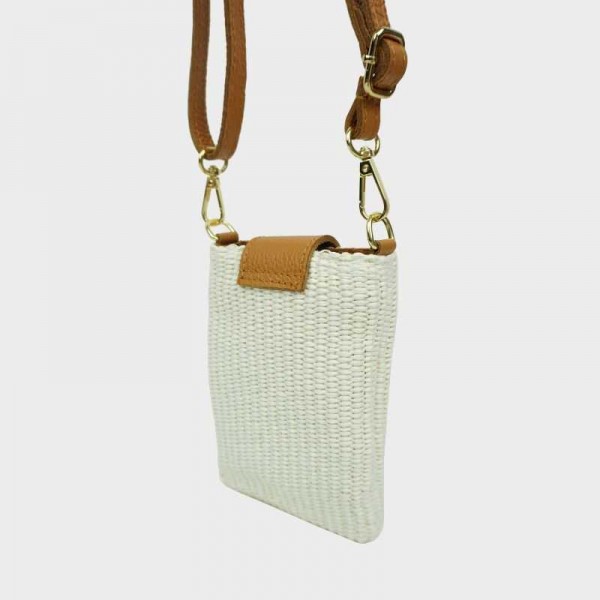 Anais - Pochette téléphone en raphia...