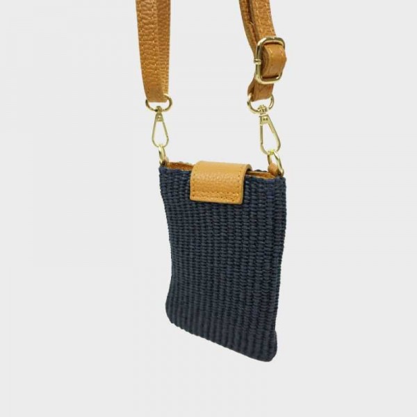 Anais - Pochette téléphone en raphia...