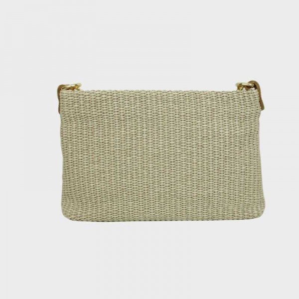 Anais - Petit sac en raphia garni... Anais - Petit sac en raphia garni...