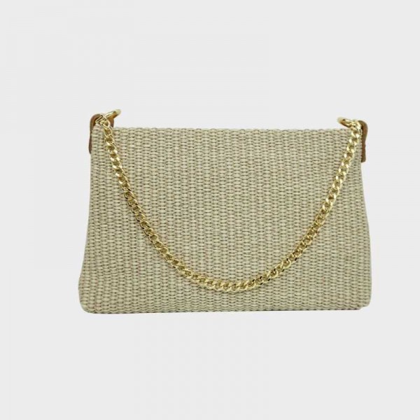 Anais - Petit sac en raphia garni... Anais - Petit sac en raphia garni...