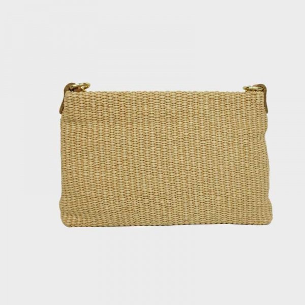 Anais - Petit sac en raphia garni... Anais - Petit sac en raphia garni...